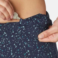 Legging 7/8 Sport Pilates Gym Douce Femme 520 Slim Bleu -Sportmania legging 7slash8 sport pilates gym douce femme 520 slim bleu printe 6