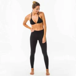 LEGGING ANTI UV SURF 100 FEMME NOIR -Sportmania legging anti uv surf 100 femme noir 2