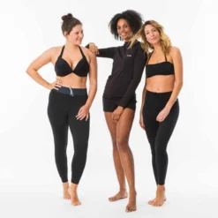 LEGGING ANTI UV SURF 100 FEMME NOIR -Sportmania legging anti uv surf 100 femme noir 4