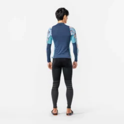 Legging Anti UV Surf 100 Homme Bleu Ardoise Eco -Sportmania legging anti uv surf 100 homme bleu ardoise eco 2
