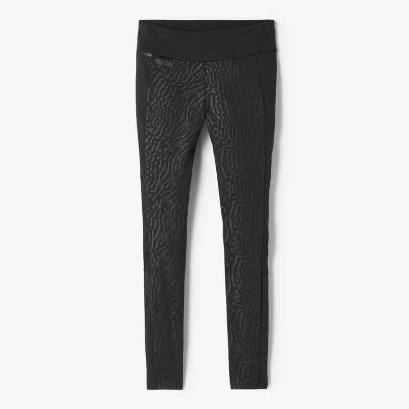 Kalenji Legging Running Long Chaud Femme - Warm+ Noir Avec Motifs 7 Kalenji Legging Running Long Chaud Femme - Warm+ Noir Avec Motifs – Image 7