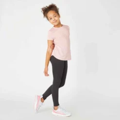 Legging Chaud Fille Synthétique Respirant - S500 Noir -Sportmania legging chaud respirant noir fille 4