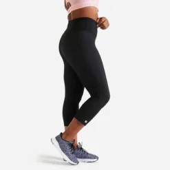 Legging Court Fitness Cardio Femme Noir