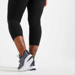 Legging Court Fitness Cardio Femme Noir -Sportmania legging court fitness 3