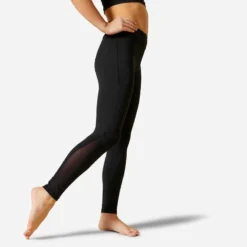 LEGGING GYM FILLE NOIR 500 -Sportmania legging de gymnastique artistique feminine 500 noir sequins 2