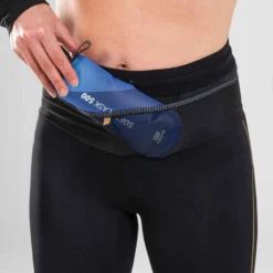 LEGGING DE TRAIL RUNNING 3/4 FEMME EMBOSS NOIR BRONZE 17 LEGGING DE TRAIL RUNNING 3/4 FEMME EMBOSS NOIR BRONZE -Sportmania legging de trail running 3slash4 femme emboss noir bronze 6