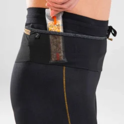 LEGGING DE TRAIL RUNNING 3/4 FEMME EMBOSS NOIR BRONZE 19 LEGGING DE TRAIL RUNNING 3/4 FEMME EMBOSS NOIR BRONZE -Sportmania legging de trail running 3slash4 femme emboss noir bronze 8