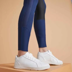 Legging équitation Femme Bleu 100 LIGHT -Sportmania legging equitation femme bleu 100 light 6