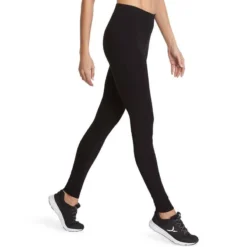 Legging FIT+ 500 Slim Gym & Pilates Femme Noir -Sportmania legging fit 500 slim gym pilates femme noir 2