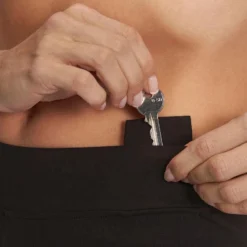 Legging FIT+ 500 Slim Gym & Pilates Femme Noir -Sportmania legging fit 500 slim gym pilates femme noir 6