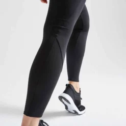 Legging Fitness Noir -Sportmania legging fitness cardio training femme noir 100 3