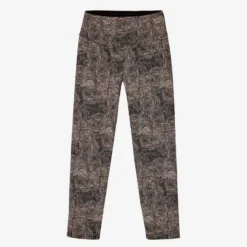 Legging Fitness 7/8 Coton Extensible Court Et Gainant Femme - Gris Violacé -Sportmania legging galbant 7slash8 900 femme noir 5