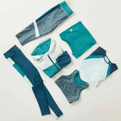 Legging Respirant Fille - S500 Vert -Sportmania legging respirant fille s500 vert 2