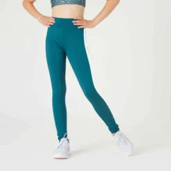 Legging Respirant Fille - S500 Vert -Sportmania legging respirant fille s500 vert 3