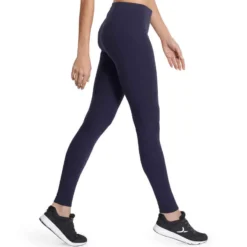 Legging Salto 100 Slim Gym Stretching Femme Bleu Marine -Sportmania legging salto 100 slim gym stretching femme noir 2