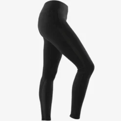 Legging Sport Taille Haute 520 Femme En Coton Noir -Sportmania legging sport taille haute 520 femme en coton noir 1