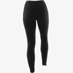 Legging Sport Taille Haute 520 Femme En Coton Noir -Sportmania legging sport taille haute 520 femme en coton noir 2