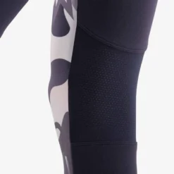 Legging Fille Synthétique Respirant - S500 Gris Et Rose Avec Imprimé -Sportmania legging synthetique respirant s500 fille gym enfant gris imprime rose 5