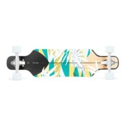 LONGBOARD DROP 100 FLORAL -Sportmania longboard drop mini core bleu 3