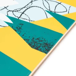 LONGBOARD DROP 100 FLORAL -Sportmania longboard drop mini core bleu 7