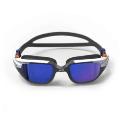 Lunettes De Natation Verres Miroir SPIRIT Taille S Blanc Noir -Sportmania lunettes de natation 500 spirit taille s orange bleu verres miroir 3