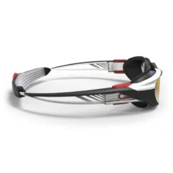 Lunettes De Natation - TURN Taille L - Verres Miroir - Noir / Blanc / Rouge -Sportmania lunettes de natation turn taille l verres fumes noir slash gris slash jaune 3