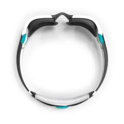 Lunettes De Natation - TURN Taille S - Verres Fumés - Blanc / Noir / Turquoise -Sportmania lunettes de natation turn taille s verres fumes blanc slash noir slash turquoise 3