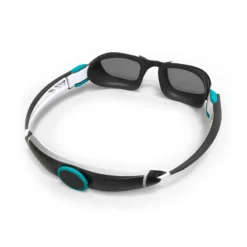 Lunettes De Natation - TURN Taille S - Verres Fumés - Blanc / Noir / Turquoise -Sportmania lunettes de natation turn taille s verres fumes blanc slash noir slash turquoise 4
