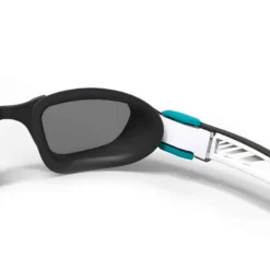 Lunettes De Natation - TURN Taille S - Verres Fumés - Blanc / Noir / Turquoise -Sportmania lunettes de natation turn taille s verres fumes blanc slash noir slash turquoise 5