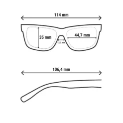 Quechua Lunettes De Soleil Randonnée - MH B140 - Enfant 2 - 4 Ans - Catégorie 3 Kaki -Sportmania lunettes de soleil randonnee mh b140 bebe 6 24 mois categorie 4 rose 6