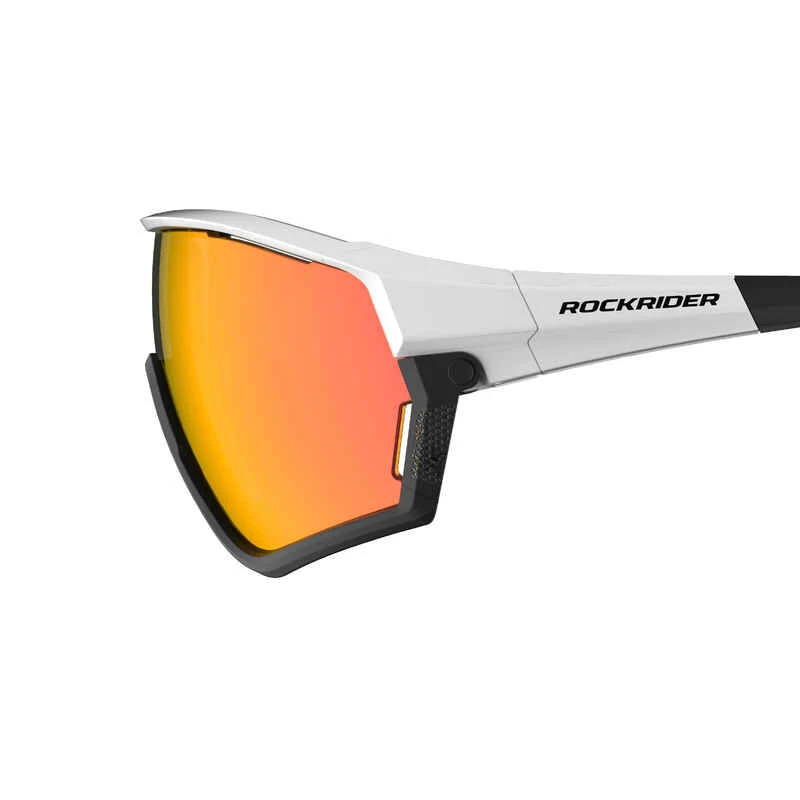 Rockrider LUNETTES VTT XC RACE BLANCHES VERRES INTERCHANGEABLES CAT 0+3 3 Rockrider LUNETTES VTT XC RACE BLANCHES VERRES INTERCHANGEABLES CAT 0+3 – Image 3
