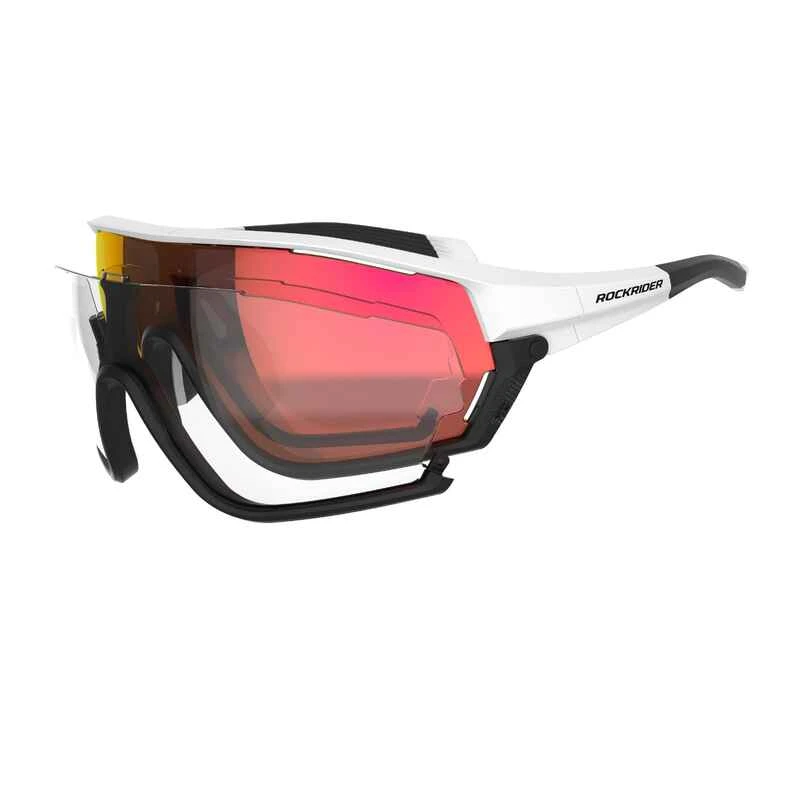 Rockrider LUNETTES VTT XC RACE BLANCHES VERRES INTERCHANGEABLES CAT 0+3 1 Rockrider LUNETTES VTT XC RACE BLANCHES VERRES INTERCHANGEABLES CAT 0+3