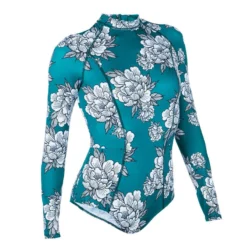 Maillot 1 Pièce Manches Longues Dani PEONY Avec Back Zip -Sportmania maillot 1 piece manches longues dani foamy back zip 2