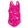 Maillot De Bain 1 Pièce Bébé Fille Rose Imprimé Fleurs