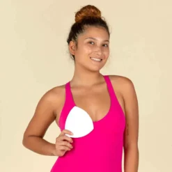 Maillot De Bain 1 Pièce De Natation Femme Pearl Rose Fushia -Sportmania maillot de bain 1 piece de natation femme pearl rouge 2