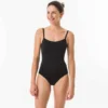 Maillot De Bain 1 Pièce Femme CLOE NOIR Dos Réglable X Ou U
