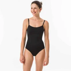 Maillot De Bain 1 Pièce Femme CLOE NOIR Dos Réglable X Ou U