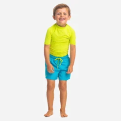 Short De Bain Bleu Turquoise -Sportmania maillot de bain boardshort garcon 50 dark blue tween 2