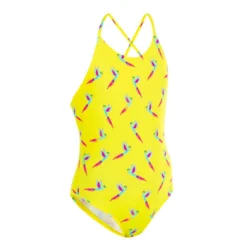Maillot De Bain De Natation 1 Pièce Fille Lila Oto Jaune -Sportmania maillot de bain de natation 1 piece fille lila bird marine 4