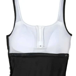 Maillot De Bain De Natation Femme 1 Pièce Heva Shorty Zip Noir -Sportmania maillot de bain de natation femme 1 piece heva shorty zip noir 11