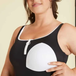 Maillot De Bain De Natation Femme 1 Pièce Heva Shorty Zip Noir -Sportmania maillot de bain de natation femme 1 piece heva shorty zip noir 9