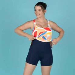 Maillot De Bain De Natation Femme 1 Pièce Tankini Shorty HEVA Lea Melon -Sportmania maillot de bain de natation femme 1 piece tankini shorty heva lea melon 3