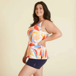 Maillot De Bain De Natation Femme 1 Pièce Tankini Shorty HEVA Lea Melon -Sportmania maillot de bain de natation femme 1 piece tankini shorty heva lea melon 4