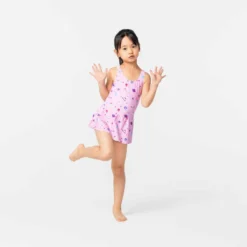 Maillot De Bain De Natation Fille 1 Pièce Vega Jupette Imprimé Rose 14 Maillot De Bain De Natation Fille 1 Pièce Vega Jupette Imprimé Rose -Sportmania maillot de bain de natation fille 1 piece vega jupette rose 4