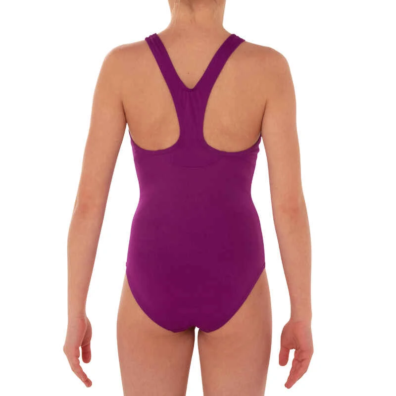Maillot De Bain De Natation 1 Pièce Fille Leony Violet 2 Maillot De Bain De Natation 1 Pièce Fille Leony Violet – Image 2
