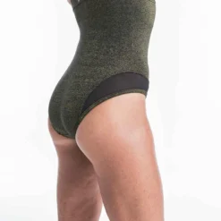 MAILLOT DE BAIN DE SURF 1 PIECE FEMME DOS X ISA PAILLETE NOIR OR -Sportmania maillot de bain de surf 1 piece femme dos x isa paillete noir or 4