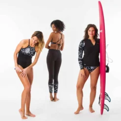 Maillot De Bain De Surf 1 Pièce Femme Dos X Ou H Dégagé ANDREA AKARU -Sportmania maillot de bain de surf 1 piece femme dos x ou h degage andrea koga maldives 2