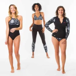 Maillot De Bain De Surf 1 Pièce Femme Dos X Ou H Dégagé ANDREA AKARU -Sportmania maillot de bain de surf 1 piece femme dos x ou h degage andrea koga maldives 8