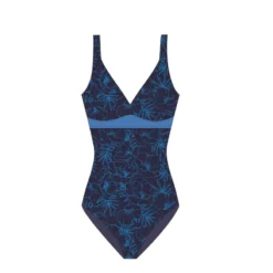 Maillot De Bain Gainant Natation Femme 1 Pièce Kaipearl Triki Pyva Marine -Sportmania maillot de bain gainant natation femme une piece kaipearl triki mipy noir 4