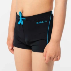 Maillot De Bain Natation Garçon - Boxer 100 Plus - Noir -Sportmania maillot de bain natation garcon boxer 100 plus noir 5
